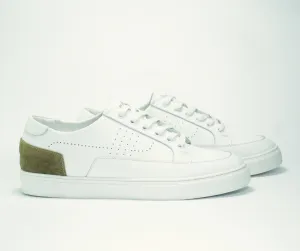 Sneakers CANNY en cuir blanc et gris