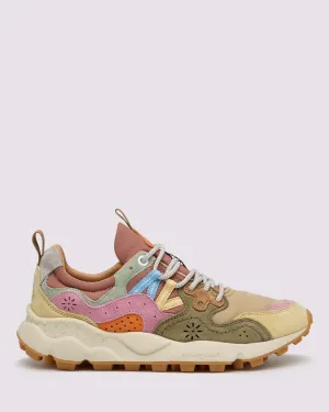 Sneakers Flower Mountain YAMANO 3 Beige - Rosa