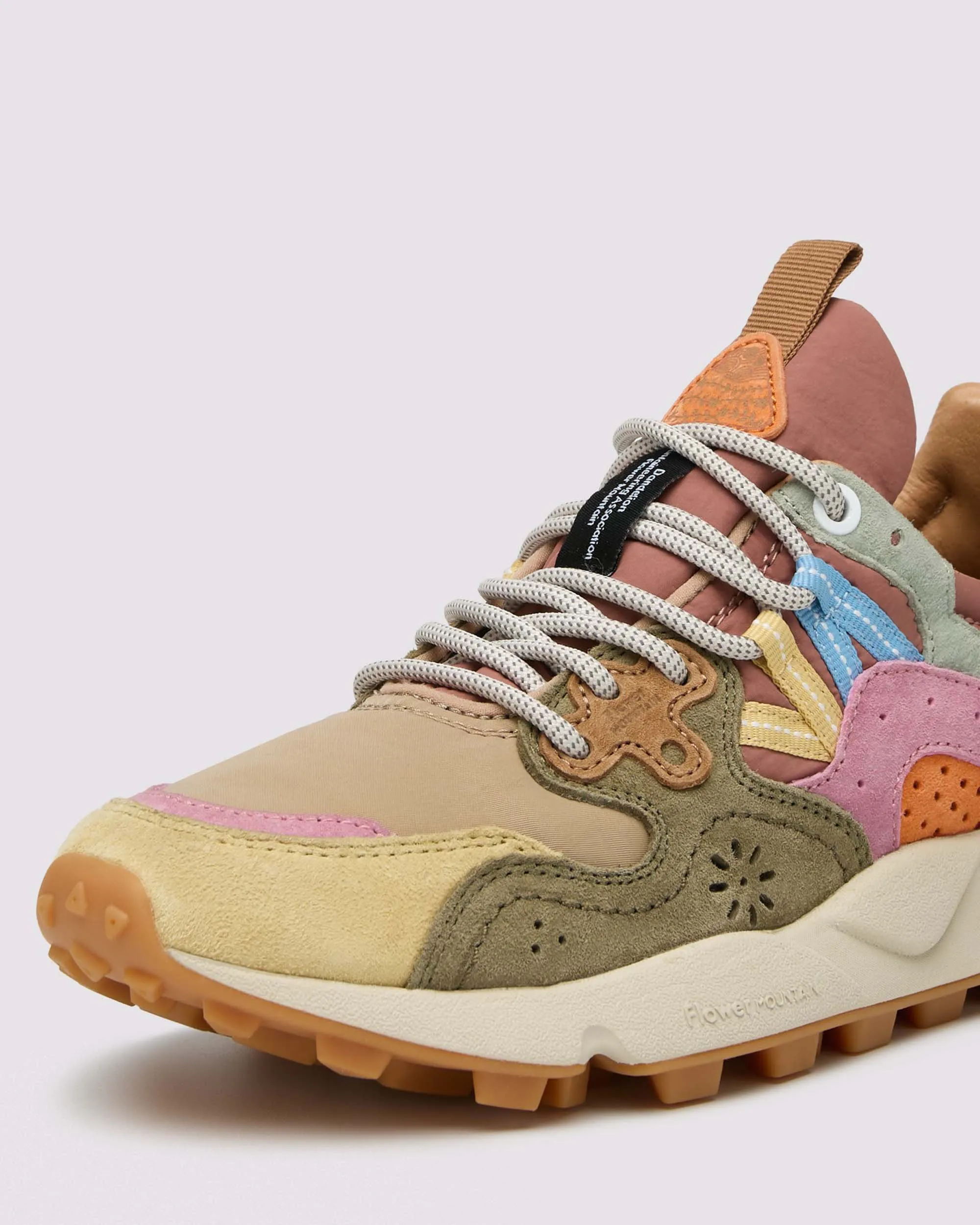 Sneakers Flower Mountain YAMANO 3 Beige - Rosa