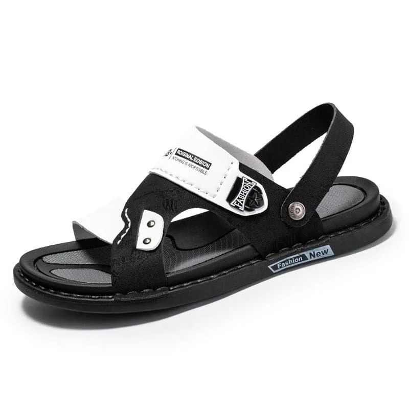 Split Leather Leisure Beach Summer Sandals