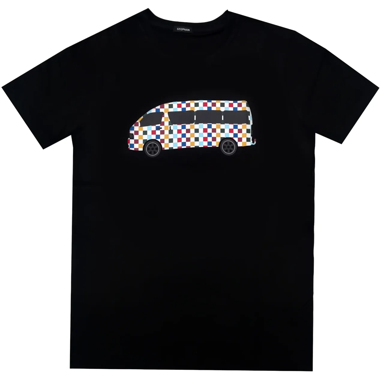 Stephan Kings Taxi Kasi Multi  Black T Shirt