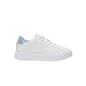 Sun68 scarpa sneakers da donna Grace Leather Z34226 0144 bianco-argento