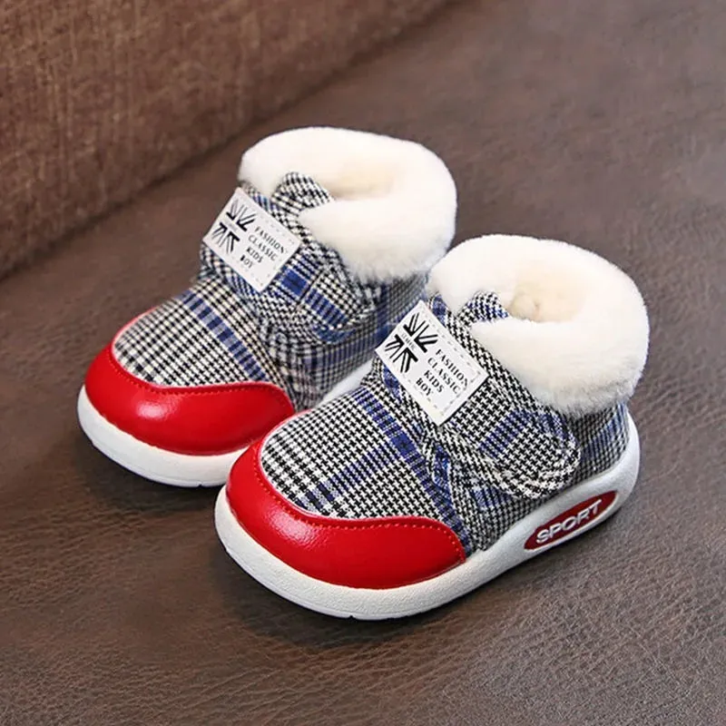 Toddler First Walk Warm Winter Sneakers