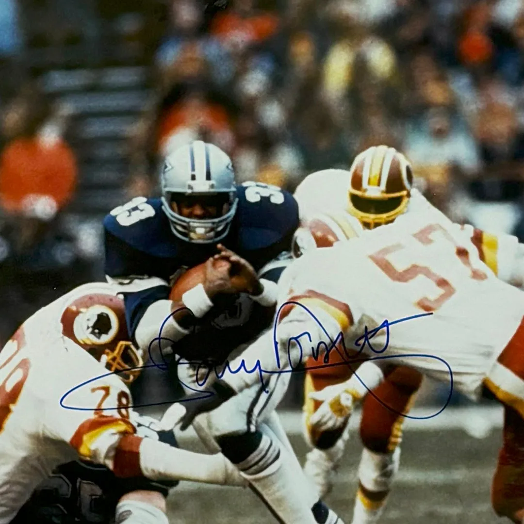 Tony Dorsett Hand Signed & Framed Dallas Cowboys 16x20 Football Photo