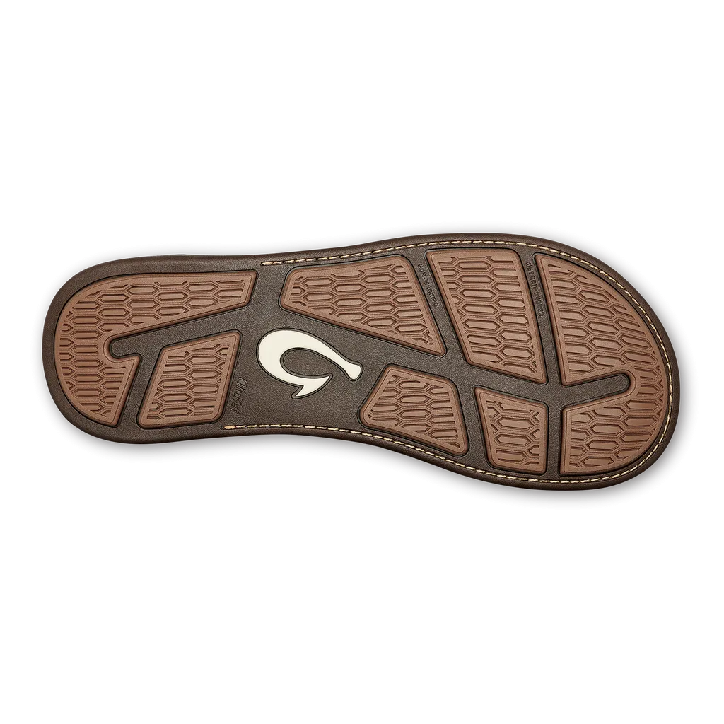 Tuahine Men's Waterproof Leather Beach Sandal - Toffee