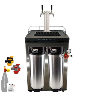 Two Tap Series X Kegerator - Homebrew Mega Pack