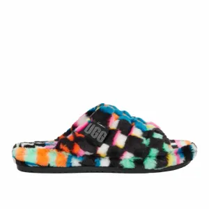 UGG - Fluff yeah checkered slipper