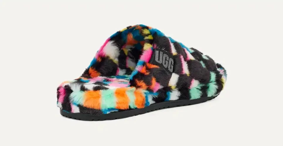 UGG - Fluff yeah checkered slipper