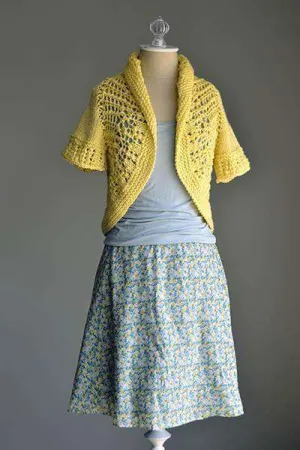 Universal Yarn Sunshine Shrug Pattern