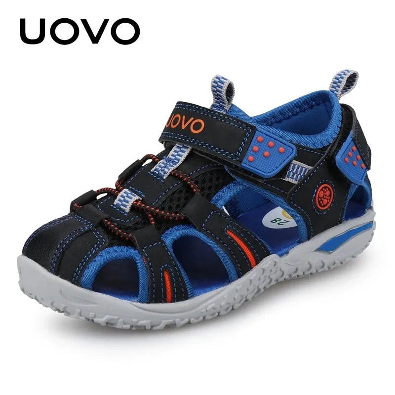 UOVO Children Footwear Kids Sandals For Little Girls And Boys Summer Beach Shoes Eur #24-38