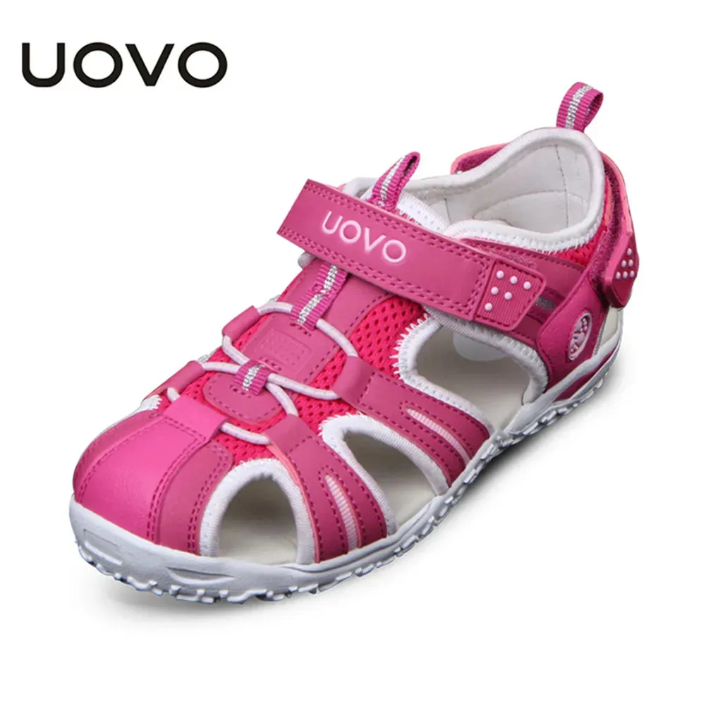 UOVO Children Footwear Kids Sandals For Little Girls And Boys Summer Beach Shoes Eur #24-38