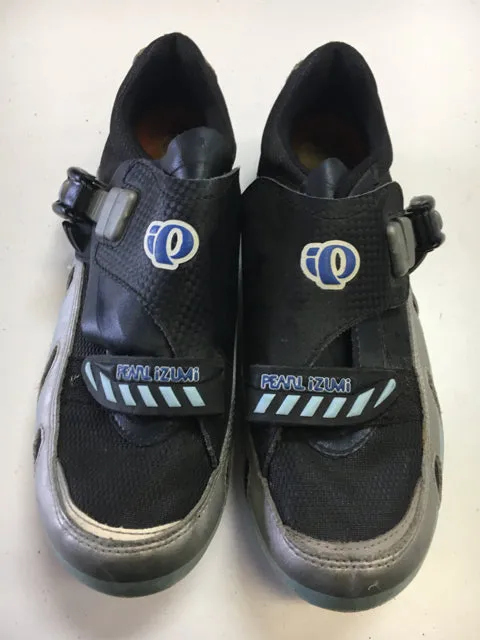 Used Pearl Izumi Black/BlueWomen's MTB Biking Shoes 41