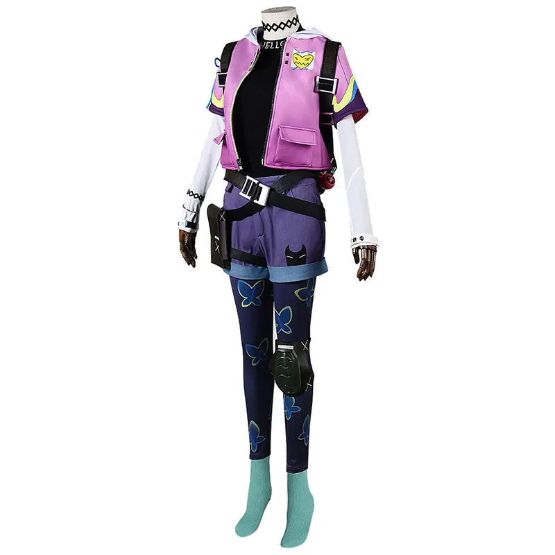 Valorant Clove B Edition Cosplay Costume