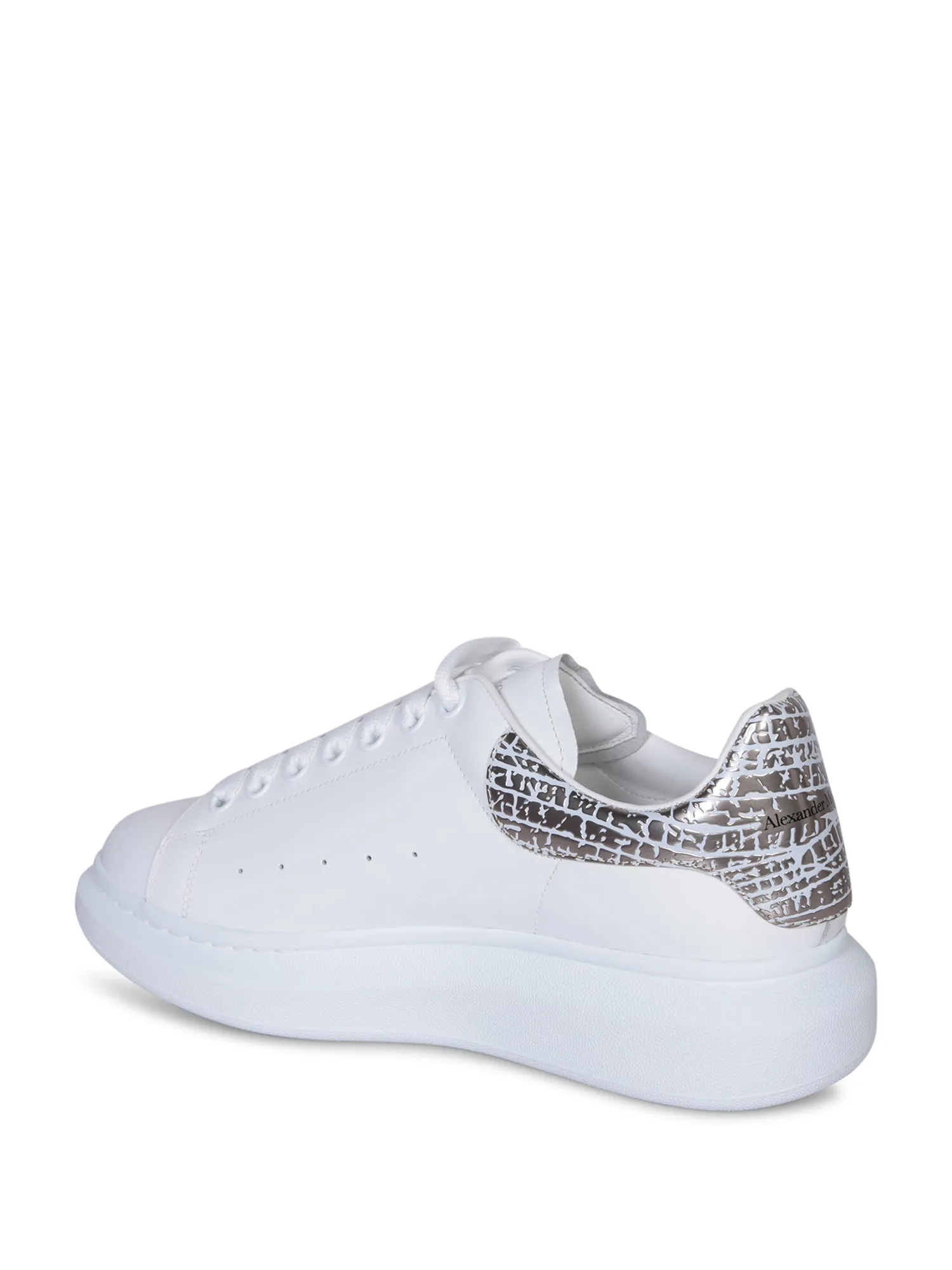 White/silver Oversize sneakers