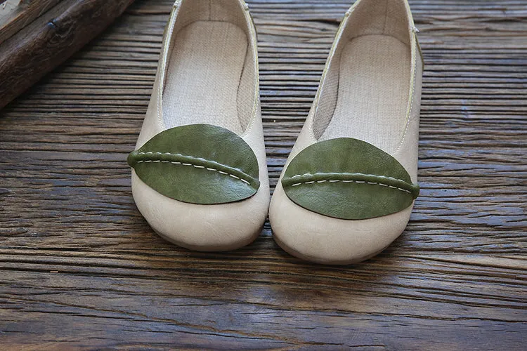 Women Retro Casual Soft Handmade Flats