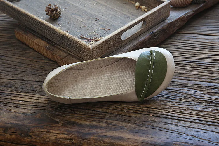 Women Retro Casual Soft Handmade Flats