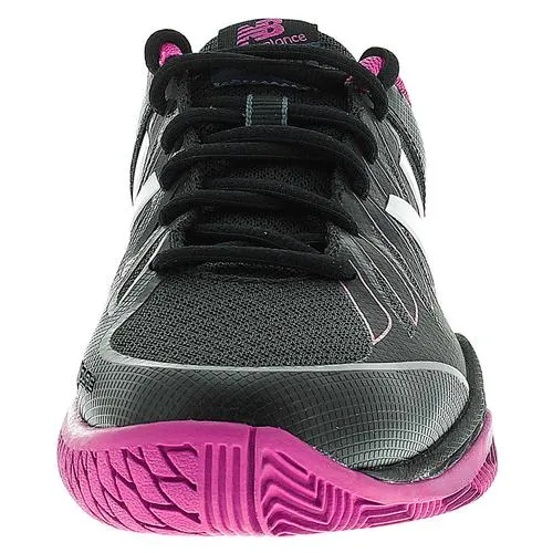 Women's 1006 B Width Tennis Shoes Black and Pink