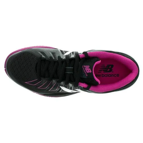 Women's 1006 B Width Tennis Shoes Black and Pink