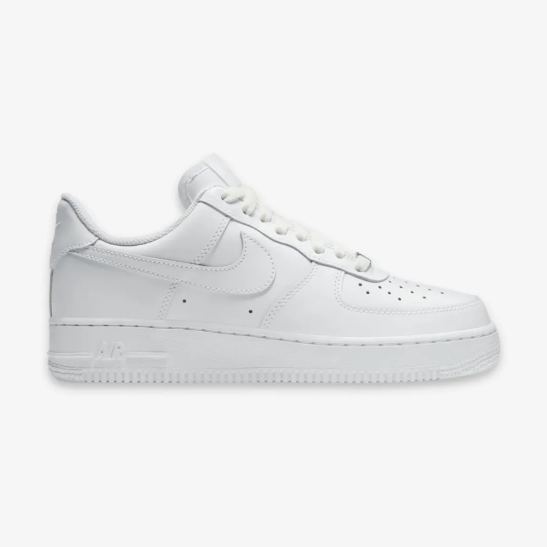 womens nike air force 1 low (white)