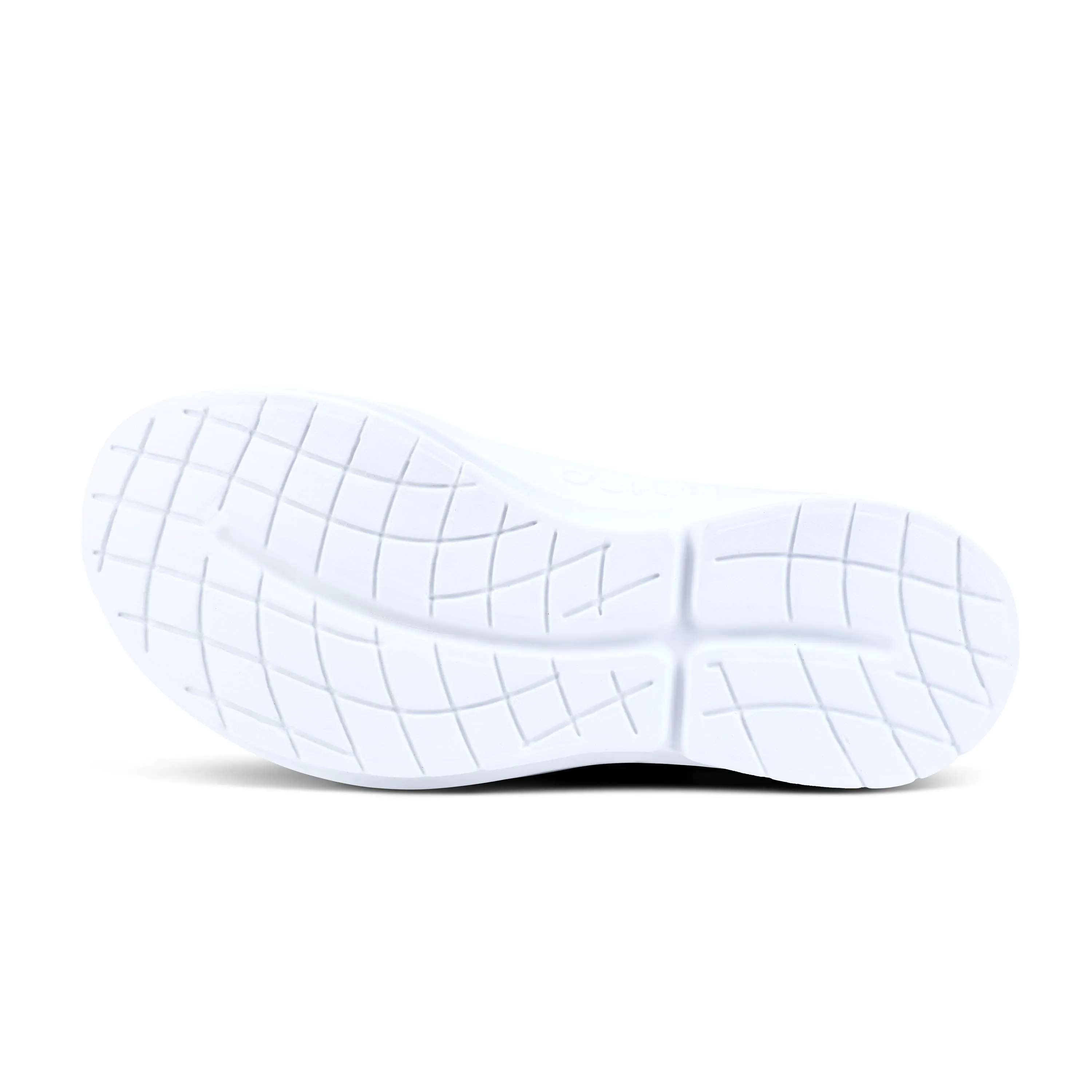 Women's Oofos OOmg eeZee Low Shoe Color: White & Black