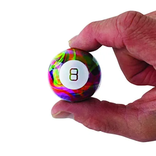 World's Smallest Magic 8 Ball Tie Dye, Multi, Model:5140