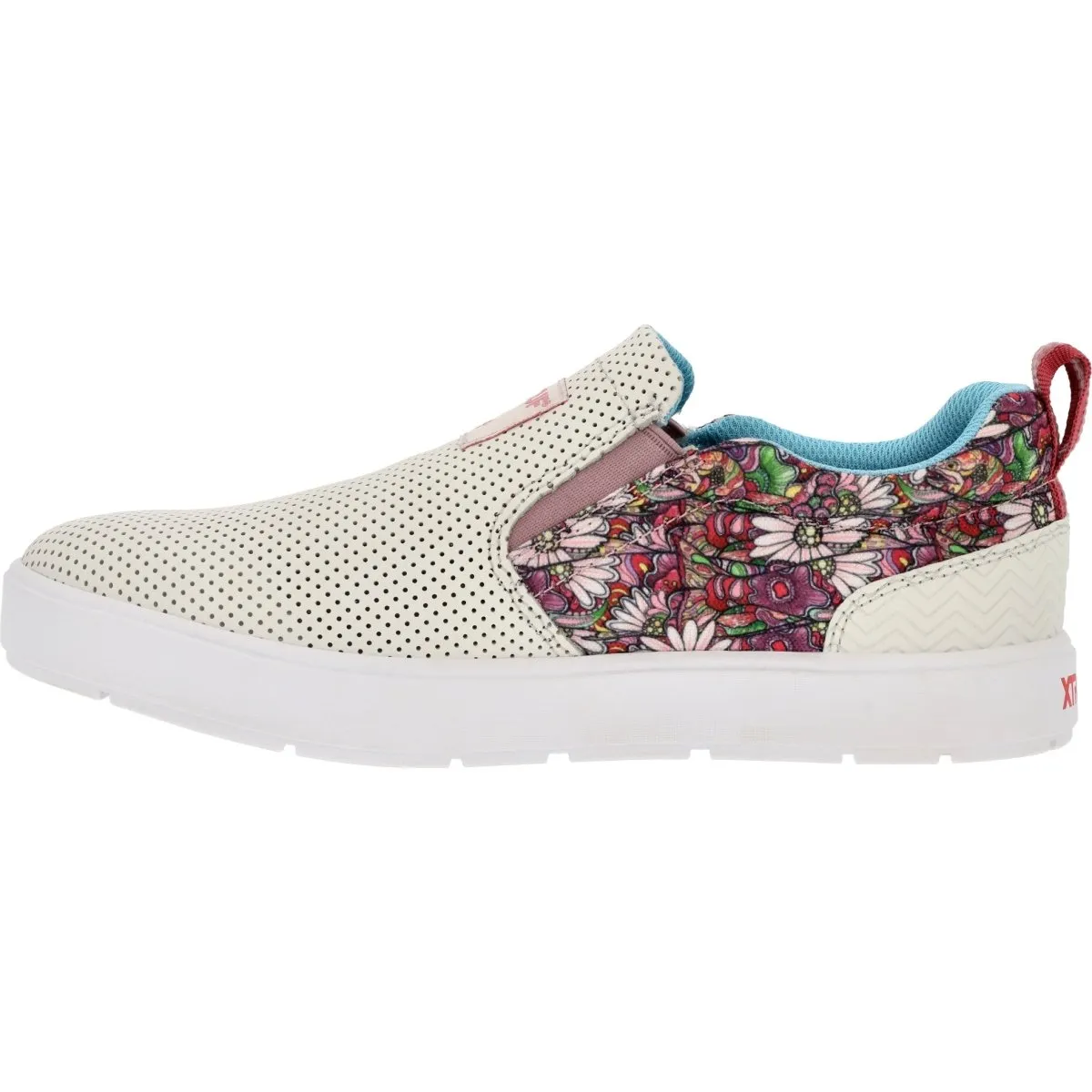 Xtratuf Sharkbyte Eco 2.0 Women's Deck Sneaker Xsb2w100 In White Onyx Multi Floral Fish