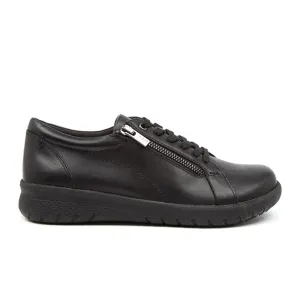 Ziera Solar XF Sneaker (Women) - Black Leather